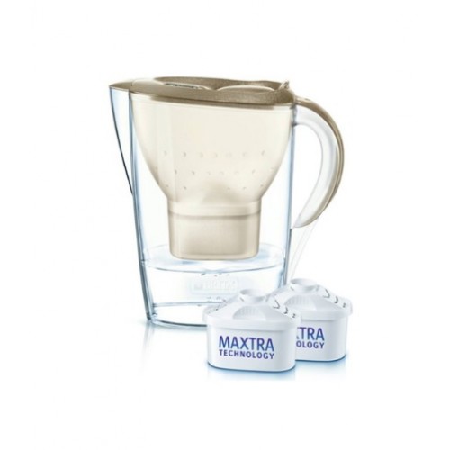 Brita - Marella XL濾水壺（星燦金）+ 2個濾芯